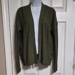 Maurices Deep Olive Cardigan Sweater
